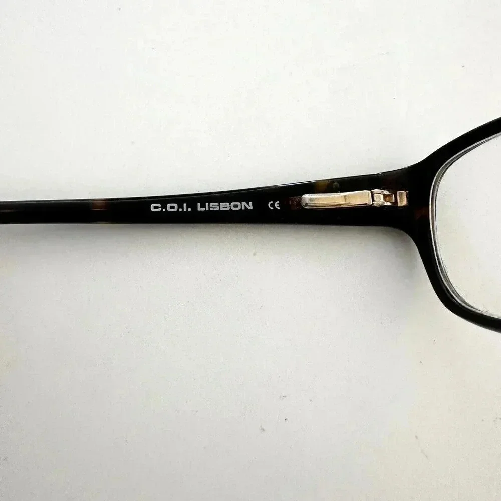 COI LISBON Dark Tortoise Glasses Full FRAMES ONLY Brown Acetate 55-17/135‎